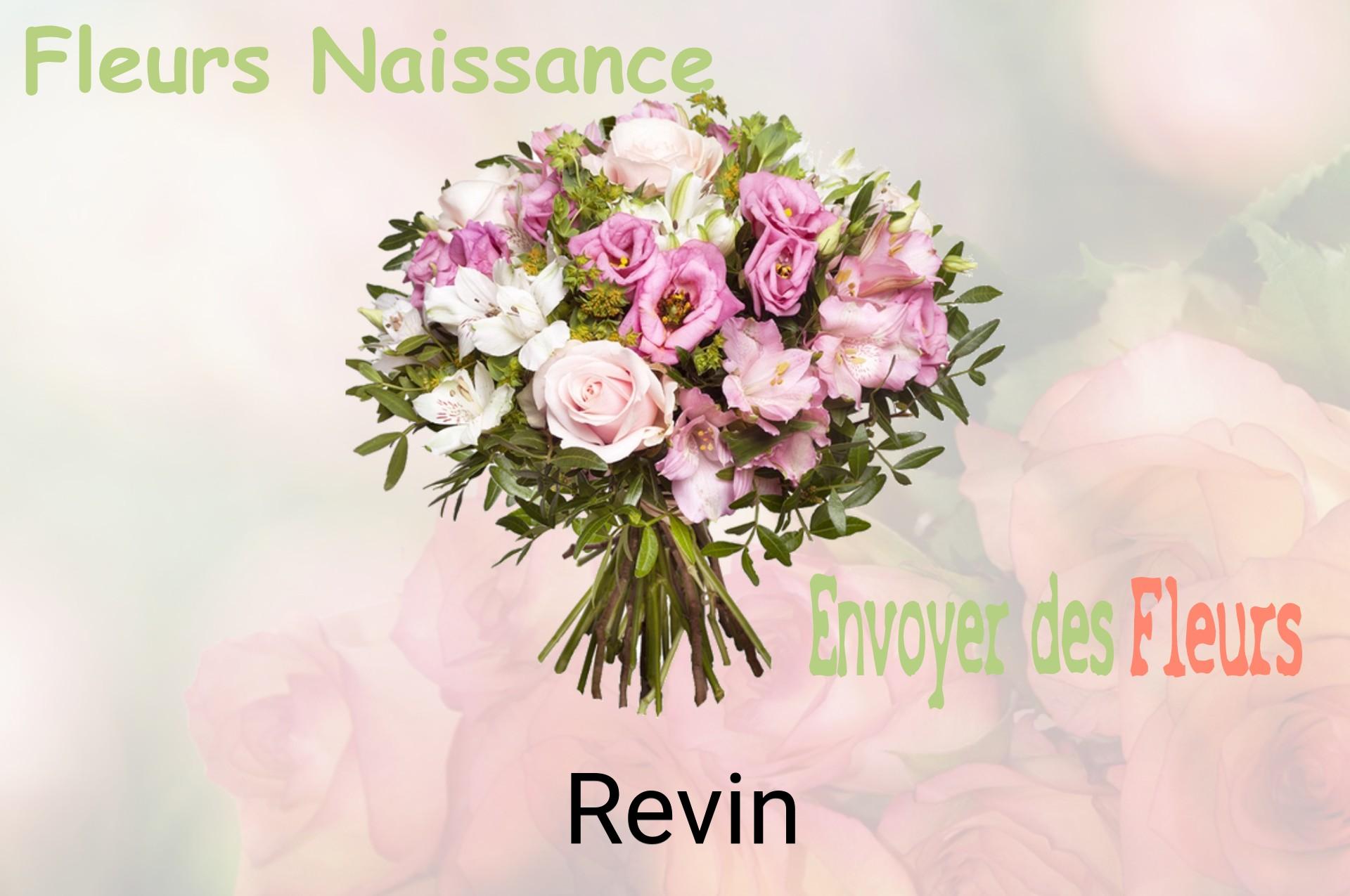 Bouquet de fleurs de naissance livré à Revin