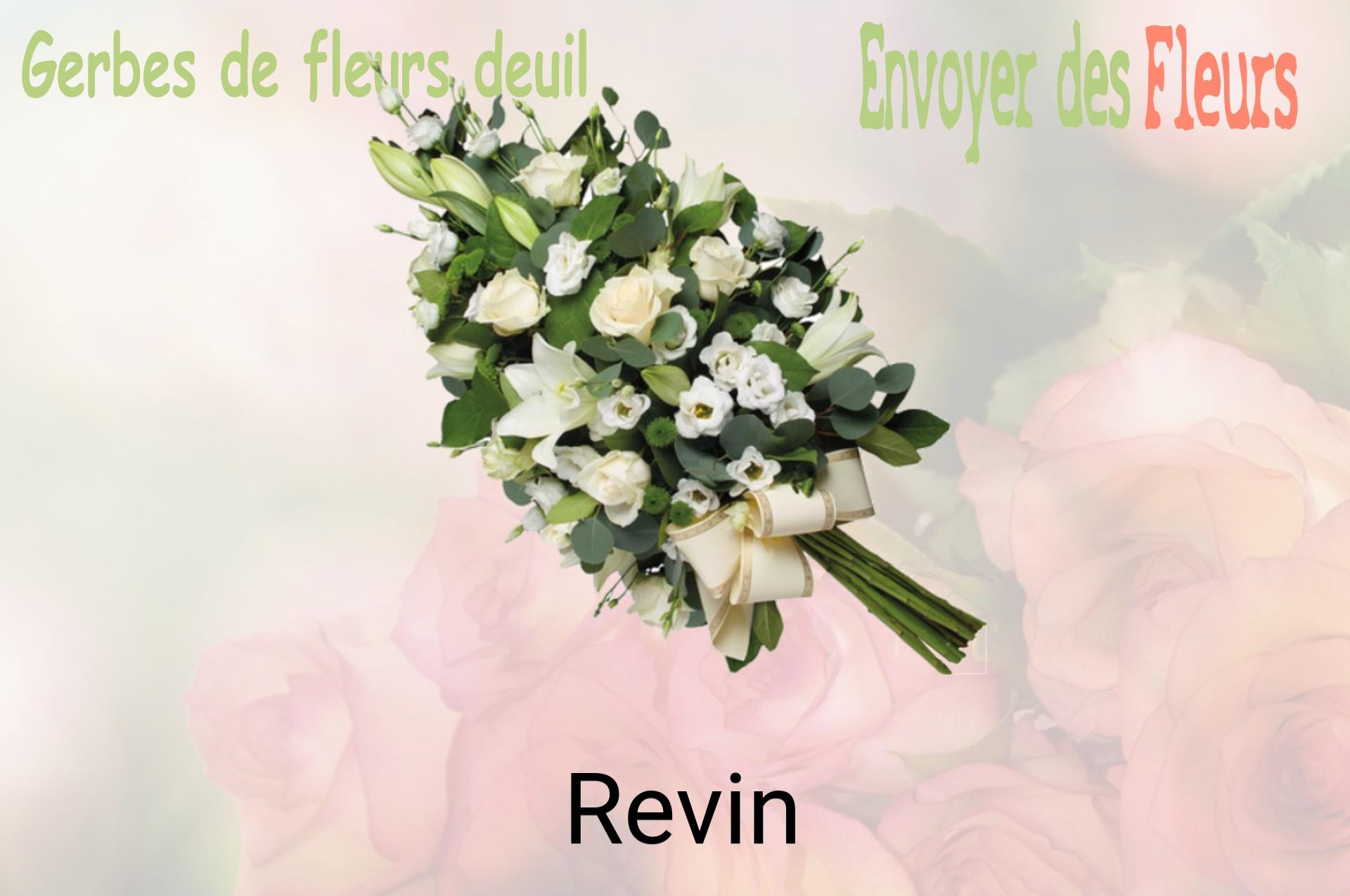 Gerbe de fleurs de deuil livrée à Revin